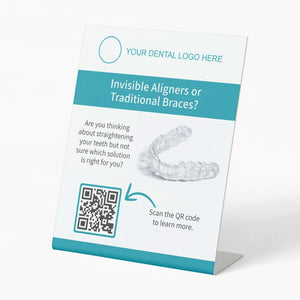 Scannable QR Code Sign for Orthodontic Procedures